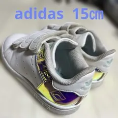 adidas Stan Smith ベルクロスニーカー ホワイト　15㎝