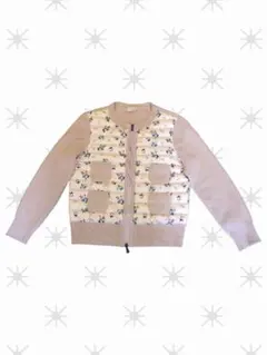MONCLER 花柄カーディガン 長袖　人気入手困難Lサイズのサムネイル