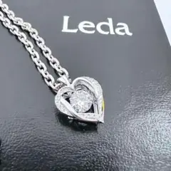 レダ Leda ダンシングハート ストーン ネックレス シルバー925 Leda ダンシングハート ネックレス ストーン シルバー925 レダ 高級