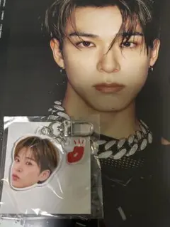 treasure アサヒ POPUP 顔アクキー love pulse CD付