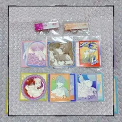 春の嵐とモンスター 野良猫と狼 漫福ガチャ キーホルダー ステッカー セット