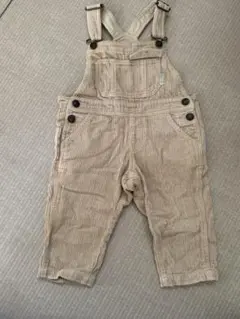 BREEZE コーデュロイオーバーオール 90サイズ ベージュ