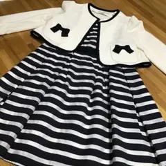 組曲 フォーマルセットアップ ボレロ+ワンピース+シャツ 120