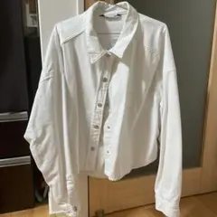 ZARA白ジャケットアウター