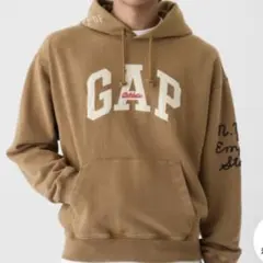GAP フード付きパーカー ブラウン