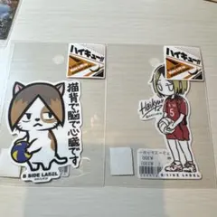 ビーサイドレーベル　ハイキュー　弧爪　研磨 研磨猫