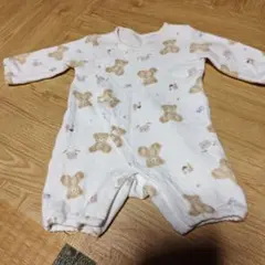 クマ柄 ロンパース 80サイズ