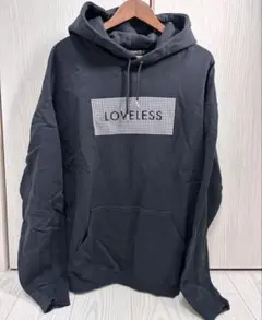 LOVELESS ラブレス プルオーバーパーカー 黒 ディスコロゴ メンズ Mのサムネイル