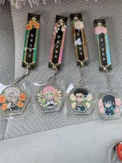 鬼滅の刃　ぺたん娘　トレーディングルームキーホルダー