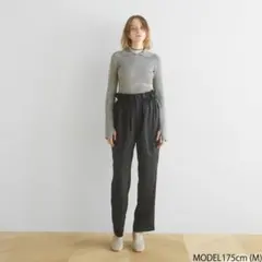 SEAROOMLYNN マットサテンカーゴストレートパンツ