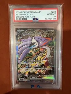 【PSA10】タケルライコex 222/187 SAR