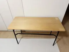 無印良品】木製折りたたみテーブル オーク材突板 幅120cm - メルカリ