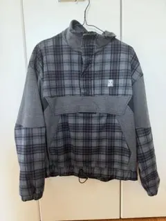 X-girl PLAID ANORAK ハーフジップジャケットのサムネイル