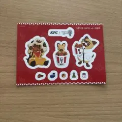 ケンタッキー モンハン コラボ KFC モンスターハンター シール RED