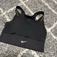 NIKE SWOOSH POCKET BRA スポーツブラ 黒　S