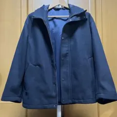 軽やかストレッチブルゾン グローバルワーク ネイビー メンズ Mサイズ