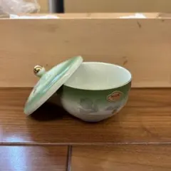 値下げ⭐︎有田焼 湯飲み 5個セット 緑色　つたぶどう