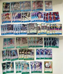 ワンピースカード　青紫ルフィデッキ　パラレル　リーダー　プロモ　ナミ　ロジャー ワンピースカード 青紫ルフィデッキ パラレル リーダー プロモ ナミ