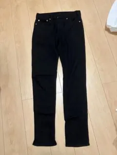 黒スリムフィットデニムパンツ 29