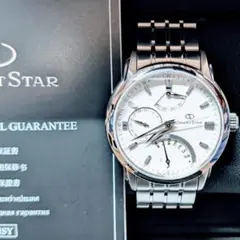 オリエントスター レトログラード パワーリザーブ ホワイト SDE00002W0