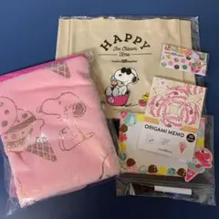 サーティワン　スヌーピー　ブランケット　トートバッグ