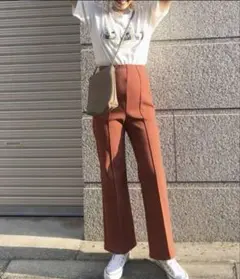 神戸レタス　のびのびストレッチセンターラインマタニティパンツ