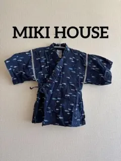 みさきはうす 魚柄 甚平上下セット 100