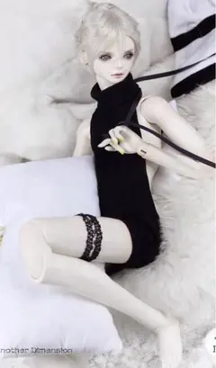 BJD ドール服 背中開きハイネックシャツ　3分　60cm SD SD13