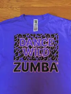 正規品 ZUMBA Tシャツ 紫色　フリーサイズ