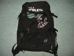 アスレタ・ATHLETA・カフェブラバックパック・美品・