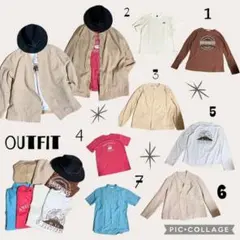 メンズ レディース まとめ売り ジャケット ブラウス ゆったり サイズ