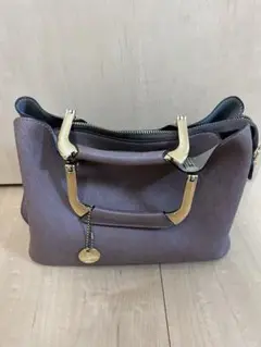くすみピンク色　ハンドバッグ