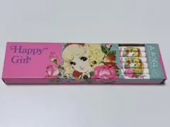 昭和 レトロ　三菱鉛筆 少女 Happy Girl 鉛筆12本セット