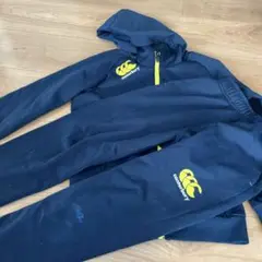 【ジュニア】canterbury フード付きウォームアップウェアセット