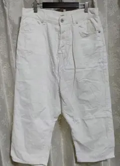 ★ichi/イチ★サルエルパンツ オフホワイト★コーデュロイのサムネイル