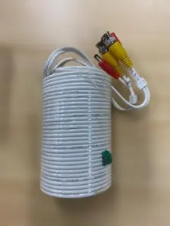値下げ！未使用アナログ防犯カメラ用BNC電源一体型接続ケーブル18m×4個セットのサムネイル