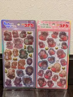 【正規品・新品・未開封】名探偵コナン うるちゅるポップシール ２枚セット