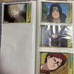 NARUTOブロマイド　イタチ　夜叉丸　我愛羅