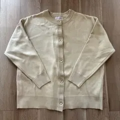 SIMPLICITÉ ダンボールニットカーディガン ベージュ