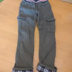 裏起毛カーゴパンツ 140m