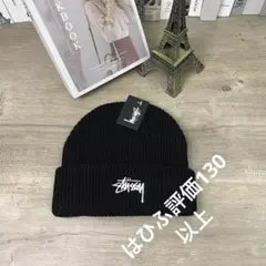 Stussy 黒 ニット帽