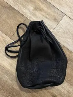 Cokia 革リュック黒