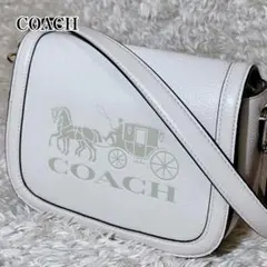 【美品】COACH ショルダーバッグ ホースアンドキャリッジ C4058 レザーのサムネイル
