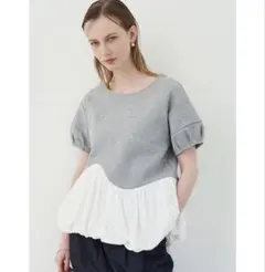 ELENDEEK 美品 アシメバルーンヘムカットソー ¥19,800のサムネイル