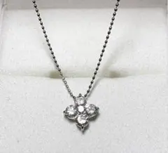 天然ダイヤモンド ネックレス 0.432ct Pt900 Pt850 プラチナ - メルカリ