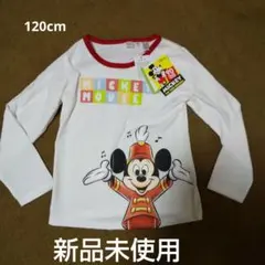 新品未使用タグ付き90YEASディズニーミッキープリント長袖Tシャツ