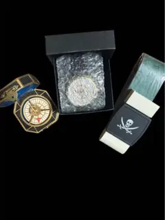 パイレーツオブカリビアン　生命の泉　オリジナル腕時計　コンパス　セット