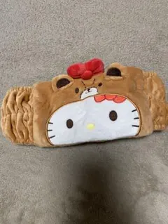 新品 ハローキティ ヘアバンド もこもこ サンリオ タグなし