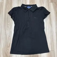 ★美品　バーバリーブラックレーベル　ポロシャツ　2（Ｍ）紺色★