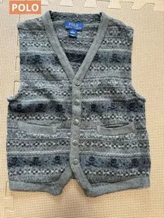 ポロ　ラルフローレン　ドクロ　ベスト　6 120 キッズ